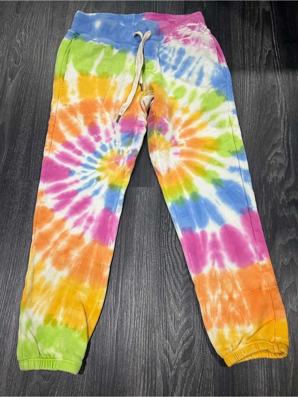 NSF Women Tie-Dye Jogger Pants - Multicolor Size Small